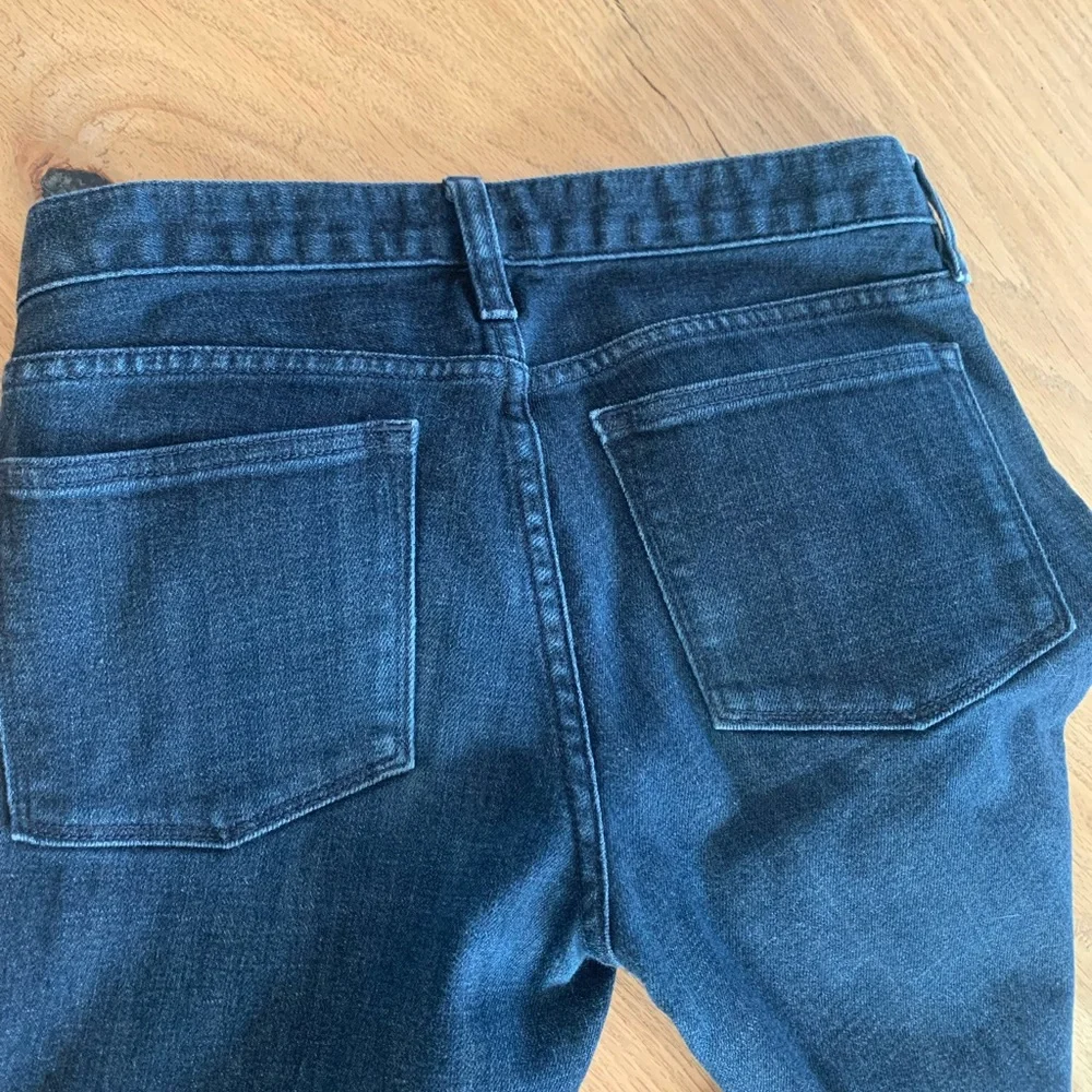J.Crew‎ Stretch Women’s Toothpick Jeans Denim Size 27 Dark-wash Skinny Leg